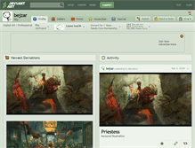 Tablet Screenshot of bejzar.deviantart.com