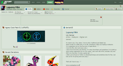 Desktop Screenshot of lopunny1984.deviantart.com