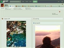 Tablet Screenshot of opcy.deviantart.com