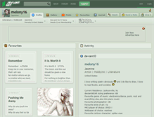 Tablet Screenshot of melony16.deviantart.com