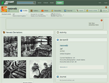 Tablet Screenshot of neoweb.deviantart.com