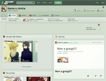 Tablet Screenshot of kanon-x-jessica.deviantart.com