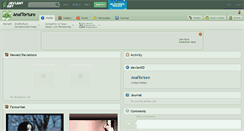 Desktop Screenshot of analtorture.deviantart.com