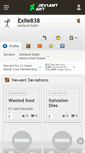 Mobile Screenshot of exile838.deviantart.com