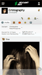 Mobile Screenshot of cristography.deviantart.com