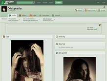 Tablet Screenshot of cristography.deviantart.com