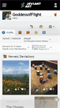 Mobile Screenshot of goddessofflight.deviantart.com