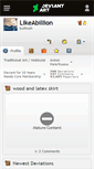 Mobile Screenshot of likeabillion.deviantart.com