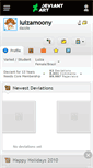 Mobile Screenshot of luizamoony.deviantart.com