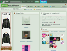 Tablet Screenshot of android-users.deviantart.com