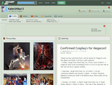 Tablet Screenshot of kaienshiba13.deviantart.com