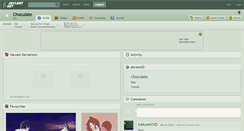 Desktop Screenshot of choculate.deviantart.com