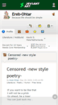 Mobile Screenshot of ereb-ohtar.deviantart.com