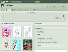 Tablet Screenshot of burafanclub.deviantart.com