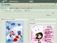 Tablet Screenshot of nara-chan.deviantart.com