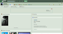 Desktop Screenshot of lemuru.deviantart.com