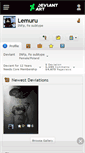 Mobile Screenshot of lemuru.deviantart.com