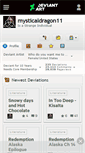 Mobile Screenshot of mysticaldragon11.deviantart.com