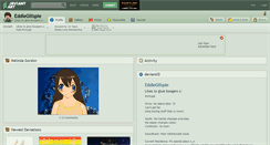 Desktop Screenshot of eddiegillspie.deviantart.com