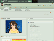 Tablet Screenshot of eddiegillspie.deviantart.com