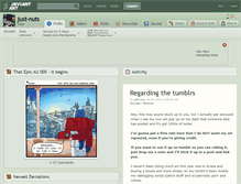 Tablet Screenshot of just-nuts.deviantart.com