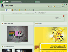 Tablet Screenshot of evzoozer64.deviantart.com