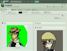 Tablet Screenshot of invadersal.deviantart.com