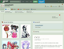 Tablet Screenshot of animepoopy.deviantart.com