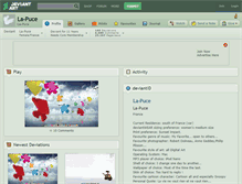 Tablet Screenshot of la-puce.deviantart.com