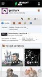 Mobile Screenshot of gelshark.deviantart.com