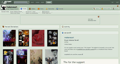 Desktop Screenshot of makanasart.deviantart.com