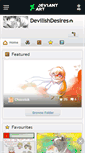 Mobile Screenshot of devilishdesires.deviantart.com