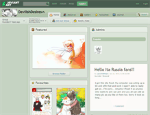 Tablet Screenshot of devilishdesires.deviantart.com