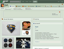 Tablet Screenshot of flo69.deviantart.com