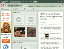 Tablet Screenshot of 3dpetitegirlslover.deviantart.com