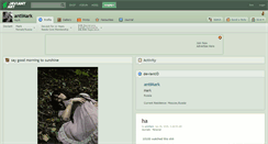 Desktop Screenshot of antimark.deviantart.com