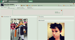 Desktop Screenshot of emo-pink-spiders.deviantart.com