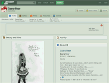 Tablet Screenshot of gaara-bear.deviantart.com
