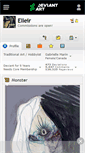 Mobile Screenshot of elleir.deviantart.com