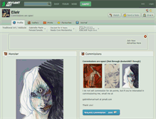 Tablet Screenshot of elleir.deviantart.com