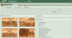 Desktop Screenshot of dallasrobinson.deviantart.com