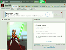 Tablet Screenshot of alcrd119.deviantart.com