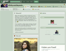 Tablet Screenshot of infinity-and-beyond.deviantart.com