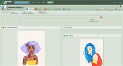 Desktop Screenshot of crimsonlullaby42.deviantart.com