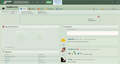 Desktop Screenshot of domino-cle.deviantart.com