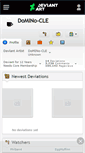 Mobile Screenshot of domino-cle.deviantart.com