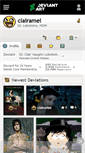Mobile Screenshot of clairamel.deviantart.com