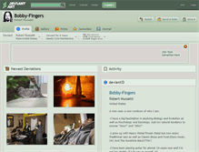 Tablet Screenshot of bobby-fingers.deviantart.com