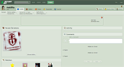 Desktop Screenshot of maldiita.deviantart.com