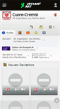 Mobile Screenshot of cuore-cremisi.deviantart.com